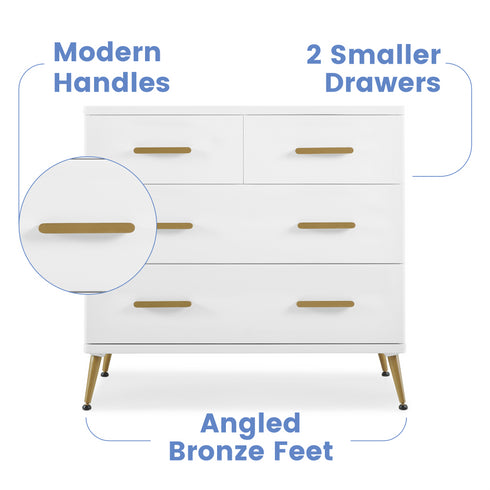 Delta Sloane 4 Drawer Dresser With Changing Top